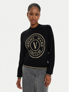 Versace Jeans Couture Versace Jeans Couture Džemper 77HAFM21 Crna Regular Fit