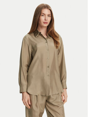 Marella Marella Košile Alec 2513111015 Zelená Regular Fit