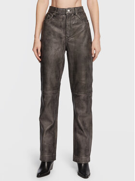 Remain Remain Odinės kelnės Lynn RM1819 Juoda Regular Fit