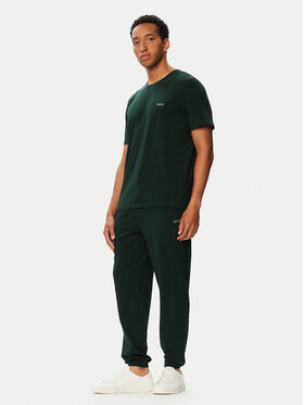 BOSS BOSS T-shirt Mix&Match 50515312 Verde scuro Regular Fit
