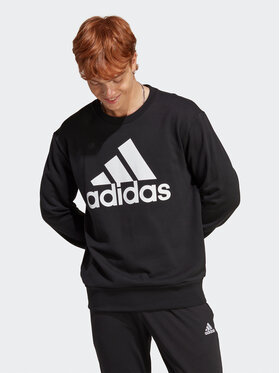 adidas adidas Bluză Essentials French Terry Big Logo Sweatshirt IC9324 Negru Regular Fit