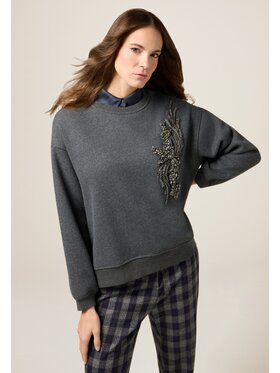 Oltre Oltre Felpa G867E000316N013 Grigio Over Fit