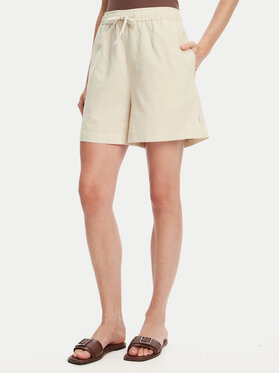 Mustang Mustang Pantaloncini di tessuto Charlottesville 1016584 Beige Relaxed Fit