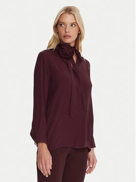 Marella Marella Koszula Cabiria 2523116071 Bordowy Regular Fit
