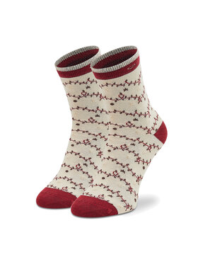 Cabaïa Cabaïa Skarpety wysokie damskie Poussiere Etoile SOKFW2122 Beżowy