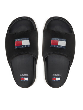 Tommy Jeans Natikači Tjw Chunky Pool Slide EN0EN02448 Črna