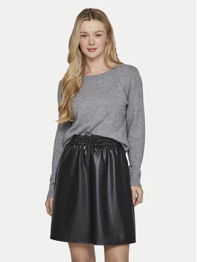 Vila Vila Sweter Ril 14054177 Szary Regular Fit