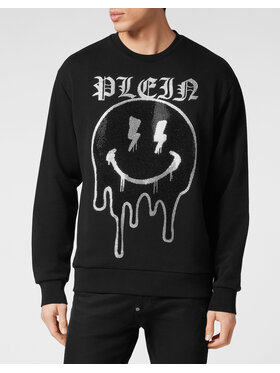 PHILIPP PLEIN PHILIPP PLEIN Mikina 15113 Čierna Regular Fit