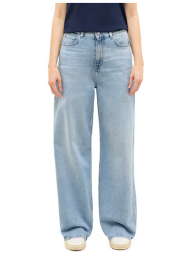 Mustang Mustang Jeansy Style Luise Wide Niebieski Wide Fit