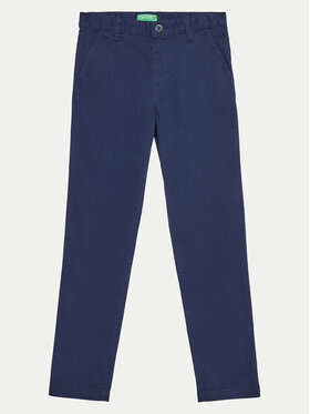 United Colors Of Benetton United Colors Of Benetton Pantaloni chino 4HM6CF011 Blu scuro Slim Fit