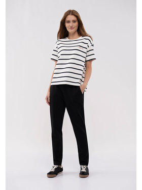 Volcano Volcano Spodnie dresowe N-JENIS Czarny Regular Fit