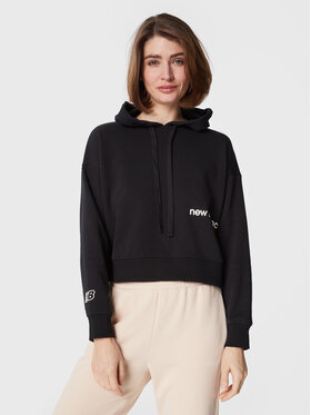 New Balance New Balance Džemperis WT23512 Juoda Relaxed Fit