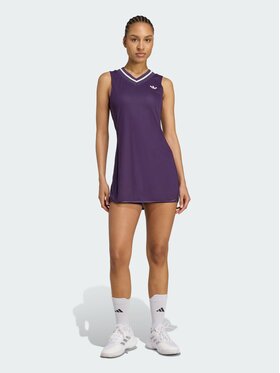 adidas adidas Sukienka tenisowa Tennis Pro Climacool Fioletowy Slim Fit