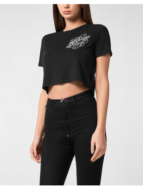 PHILIPP PLEIN PHILIPP PLEIN Tričko 27363 Čierna Skin Tight Fit