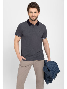 Volcano Volcano Polo O-ROSH Granatowy Regular Fit