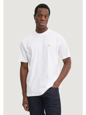 Calvin Klein Jeans Calvin Klein Jeans T-Shirt WOVEN LABEL RELAXED Λευκό Relaxed Fit