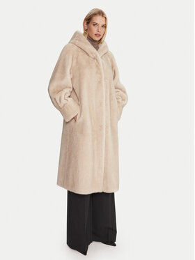 Luisa Spagnoli Luisa Spagnoli Шуба Savelli 542439 Чорний Loose Fit