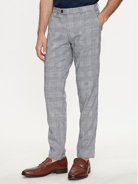 Bugatti Bugatti Chinosy 4380 56213A Niebieski Slim Fit