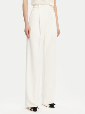 Elisabetta Franchi Elisabetta Franchi Bavlnené nohavice PA-081-51E2-V360 Biela Regular Fit