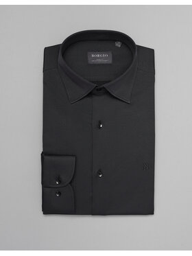 Borgio Borgio Koszula acconia Szary Slim Fit