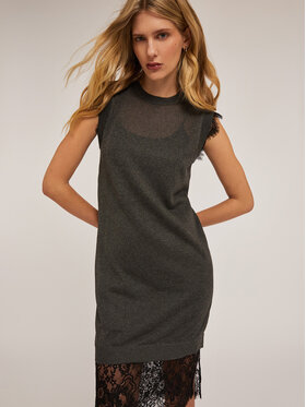 Motivi Motivi Vestito 7605W001365N013 Grigio Regular Fit