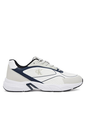 Calvin Klein Jeans Calvin Klein Jeans Sneakers Retro Tennis Low Knit Mix YM0YM01310 Alb