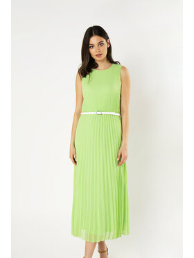 QUIOSQUE QUIOSQUE Sukienka codzienna FLUO DRESS Zielony Regular Fit