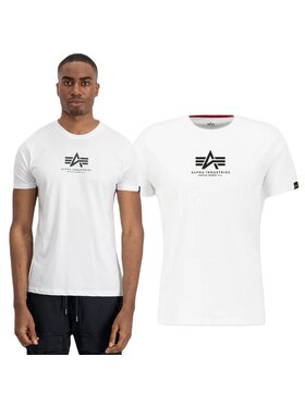 Alpha Industries Alpha Industries T-Shirt AI.118533-09 Biały Basic Fit