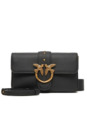 PINKO PINKO Kabelka Love One Mini Slouchy Fl Al 25-26 104340 A2OX Čierna
