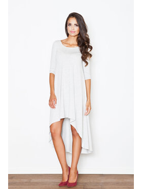 FIGL FIGL Šaty M392 Sivá Regular Fit