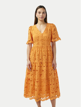 YAS YAS Kleid für den Alltag Kanikka 26033530 Orange Regular Fit