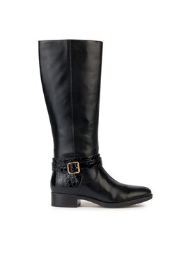 Geox Geox Oficerki D Felicity D36G1A 04340 C9999 Czarny