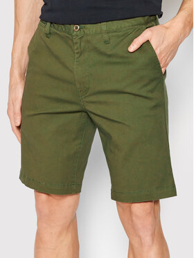 DC DC Kratke hlače Worker ADYWS03063 Zelena Regular Fit