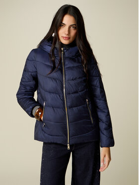 Oltre Oltre Giubbotto piumino F617R001560N034 Blu Regular Fit