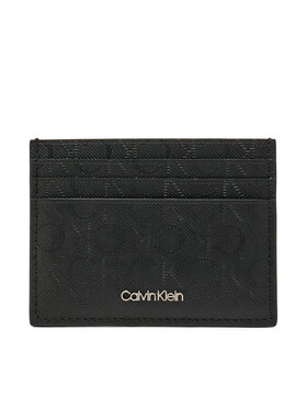 Calvin Klein Calvin Klein Kreditinių kortelių dėklas Ck Must Mono Cardholder 6cc K50K512701 Juoda