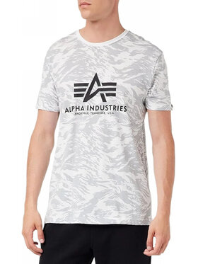 Alpha Industries Alpha Industries T-Shirt AI.100501C-635 Biały Basic Fit