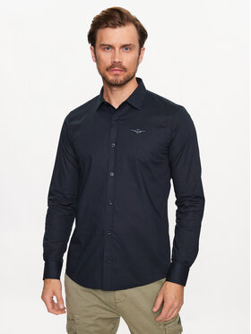 Aeronautica Militare Aeronautica Militare Camicia 231CA1226CT3114 Blu scuro Slim Fit