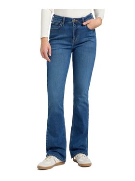 Lee Lee Jeansy 112370942 Niebieski Bootcut Fit
