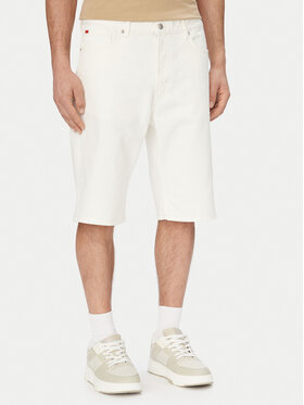 HUGO HUGO Pantaloncini di jeans 50561648 Crema Relaxed Fit