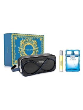 Versace Versace Versace Fraiche 100ml woda toaletowa+10ml woda toaletowa+kosmetyczka Zestaw zapachowy