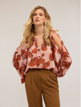 Motivi Motivi Blusa 2799W000744N0R6 Rosa A-Line Fit