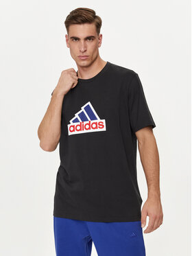 adidas adidas T-krekls Future Icons Badge of Sport IS9596 Melns Loose Fit