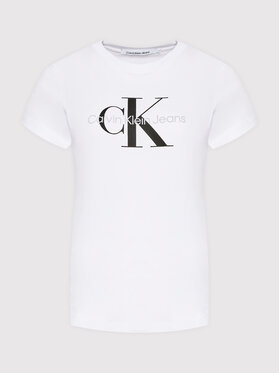 Calvin Klein Jeans T-shirt J20J219142 Bijela Regular Fit