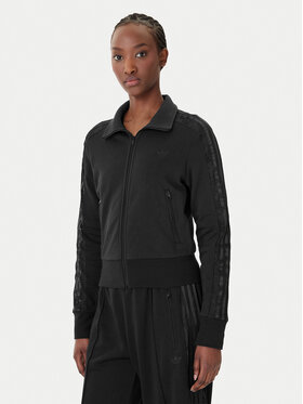 adidas adidas Bluză Firebird Lace KC8149 Negru Slim Fit