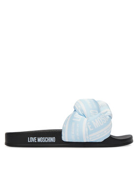 LOVE MOSCHINO LOVE MOSCHINO Şlapi JA28312G0OIW370A Albastru deschis