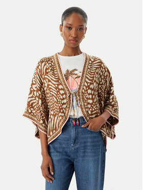 LOLA CASADEMUNT LOLA CASADEMUNT Кимоно LS2602002 Кафяв Regular Fit