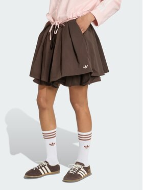 adidas adidas Spódnica plisowana 168514 Brązowy Loose Fit