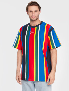 Karl Kani Karl Kani T-shirt Small Signature Stripe 6037273 Multicolore Relaxed Fit