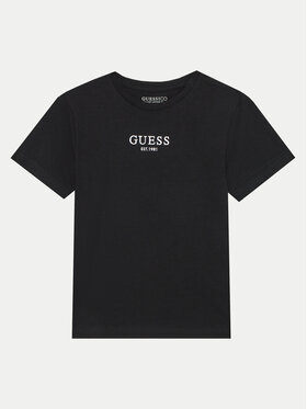 Guess Guess Tričko L4BI07 J1314 Čierna Regular Fit