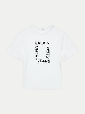 Calvin Klein Jeans Calvin Klein Jeans T-särk Maxi Hero IB0IB02159 Valge Regular Fit